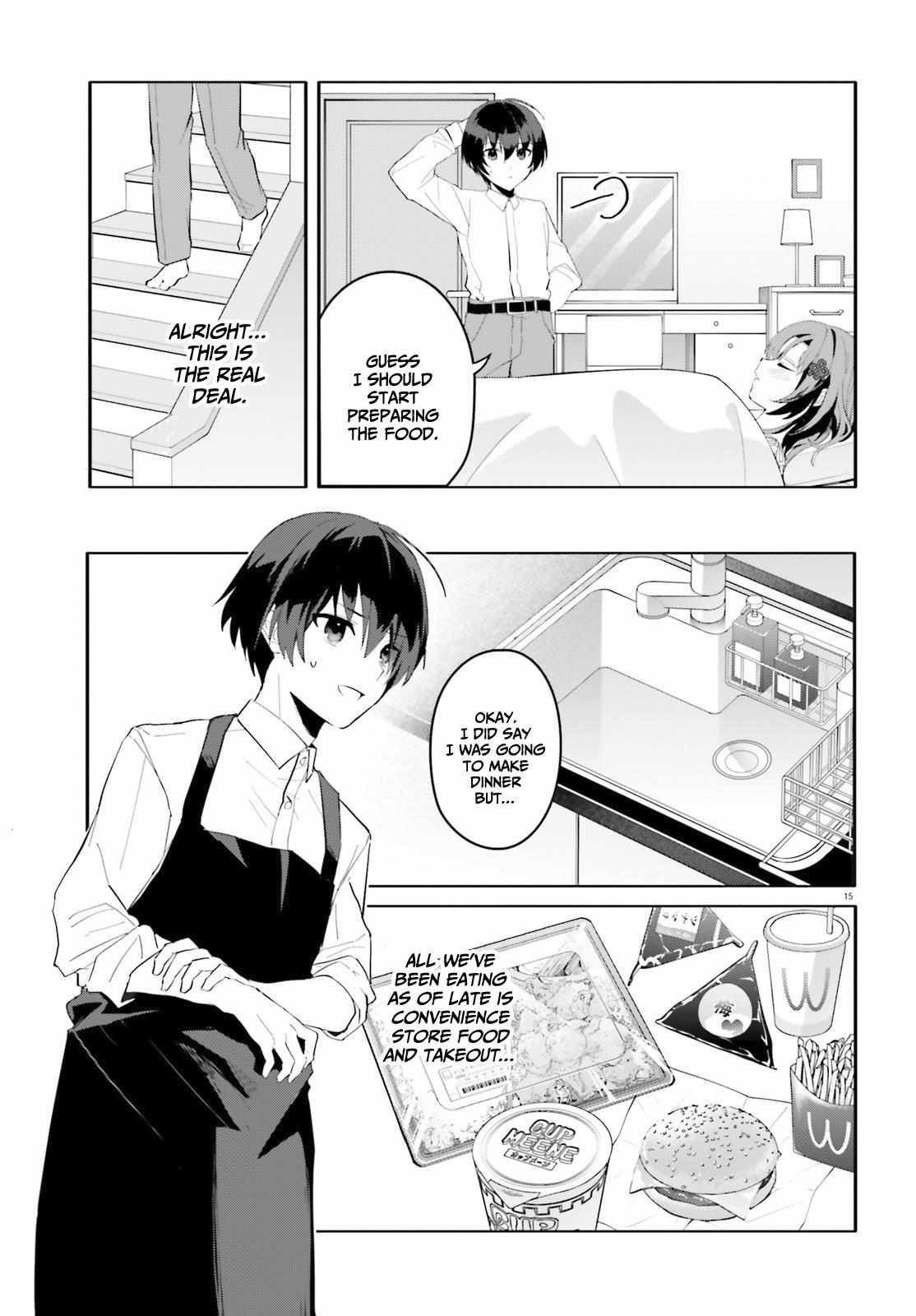 The Plain-Looking Girl, Who Became My Fiancée, Is Only Cute At Home Chapter 9 - Page 15