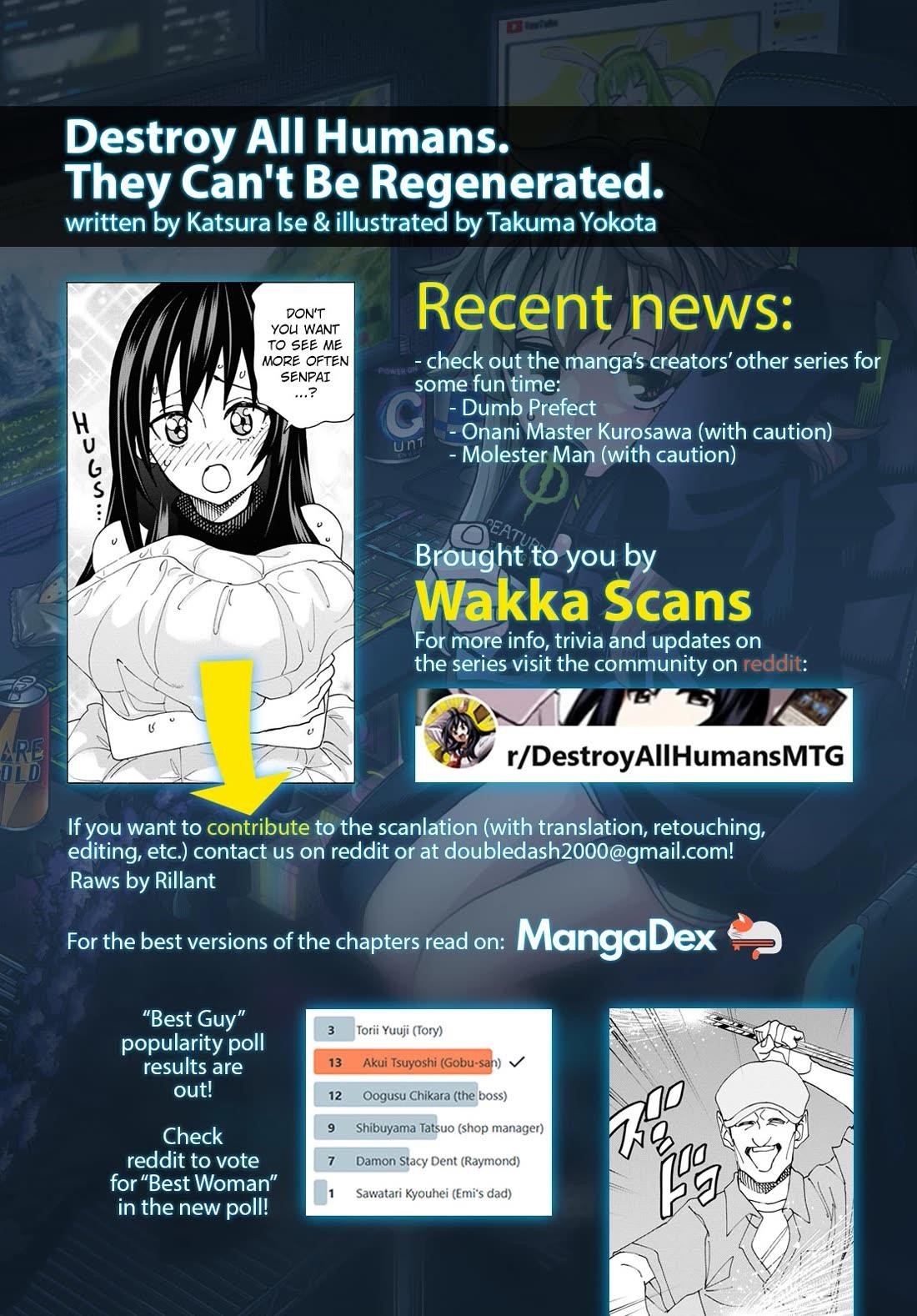 Destroy All Of Humanity. It Can’t Be Regenerated Chapter 58 - Page 1