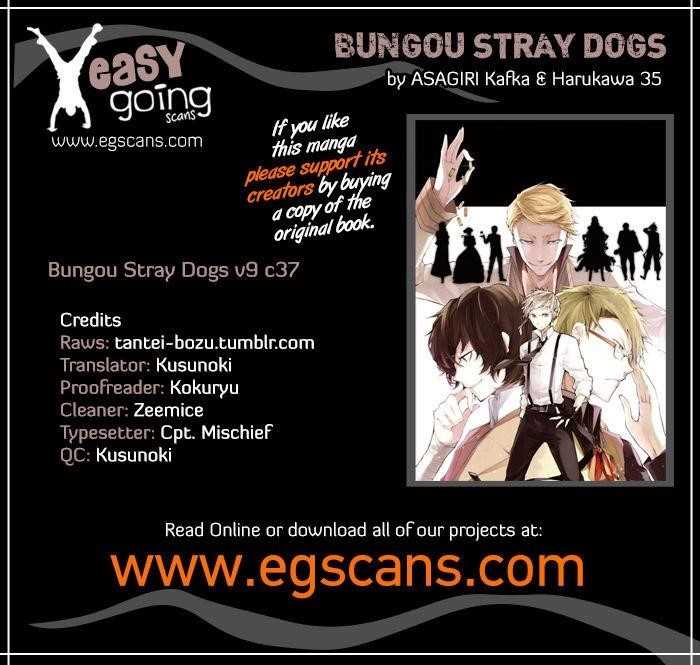 Bungou Stray Dogs Chapter 37 - Page 1