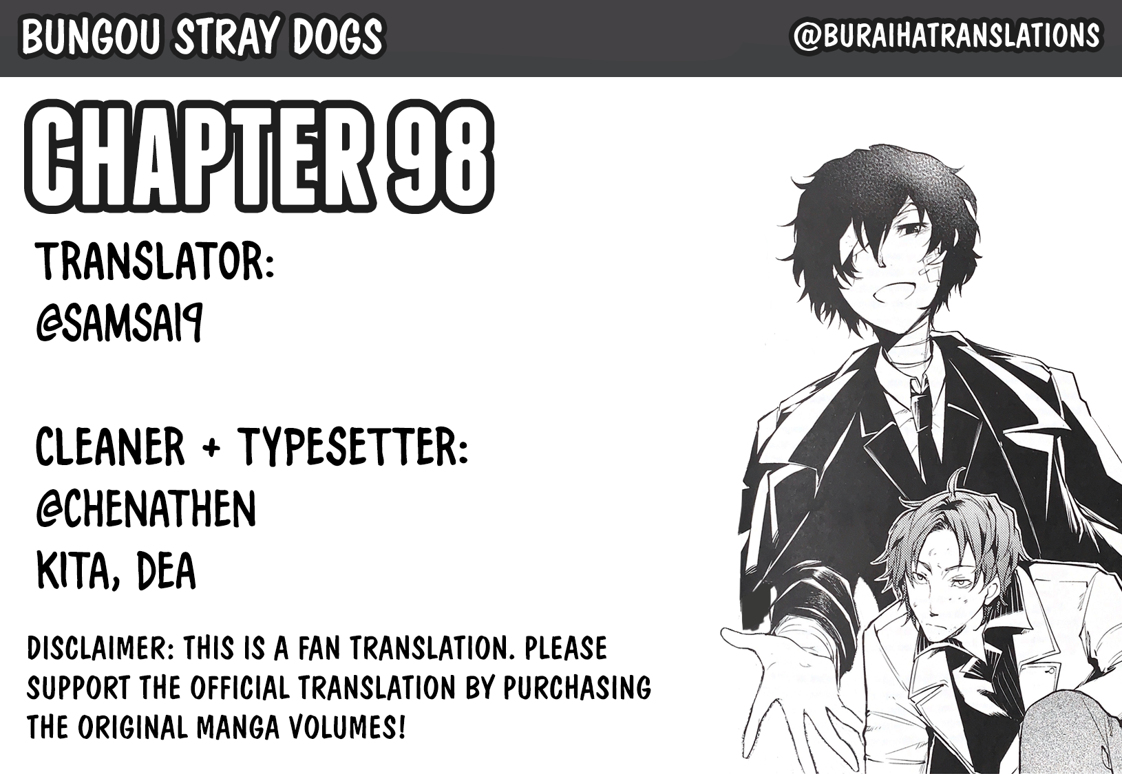 Bungou Stray Dogs Chapter 99 - Page 1