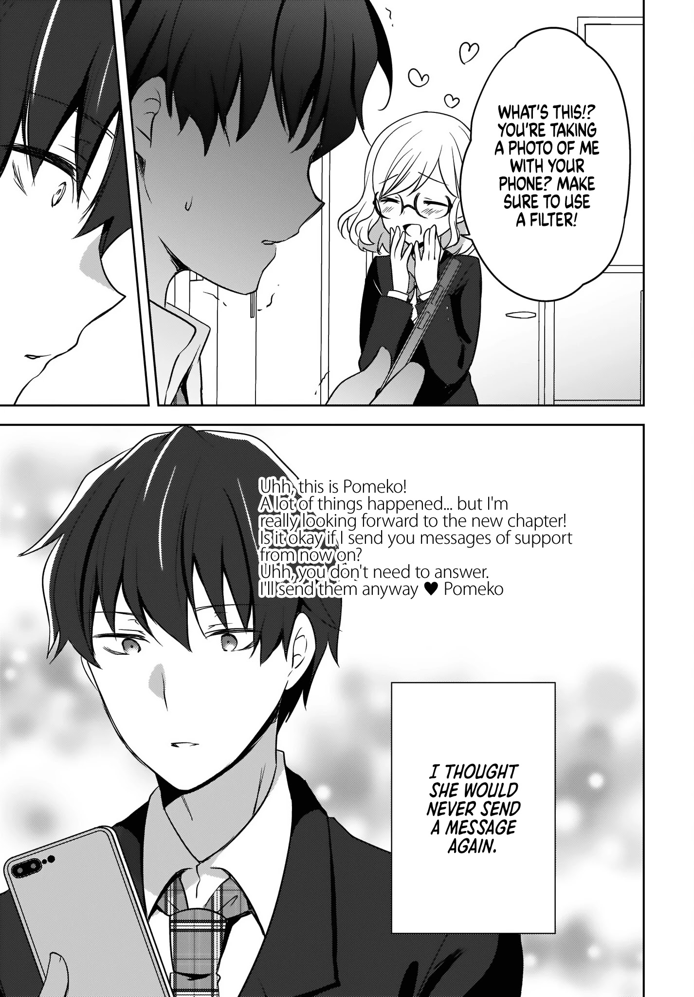 Nyanta to Pomeko ~Imasara Shinjiteiru to Iwarete mo Mouteokureda~ Chapter 3 - Page 15