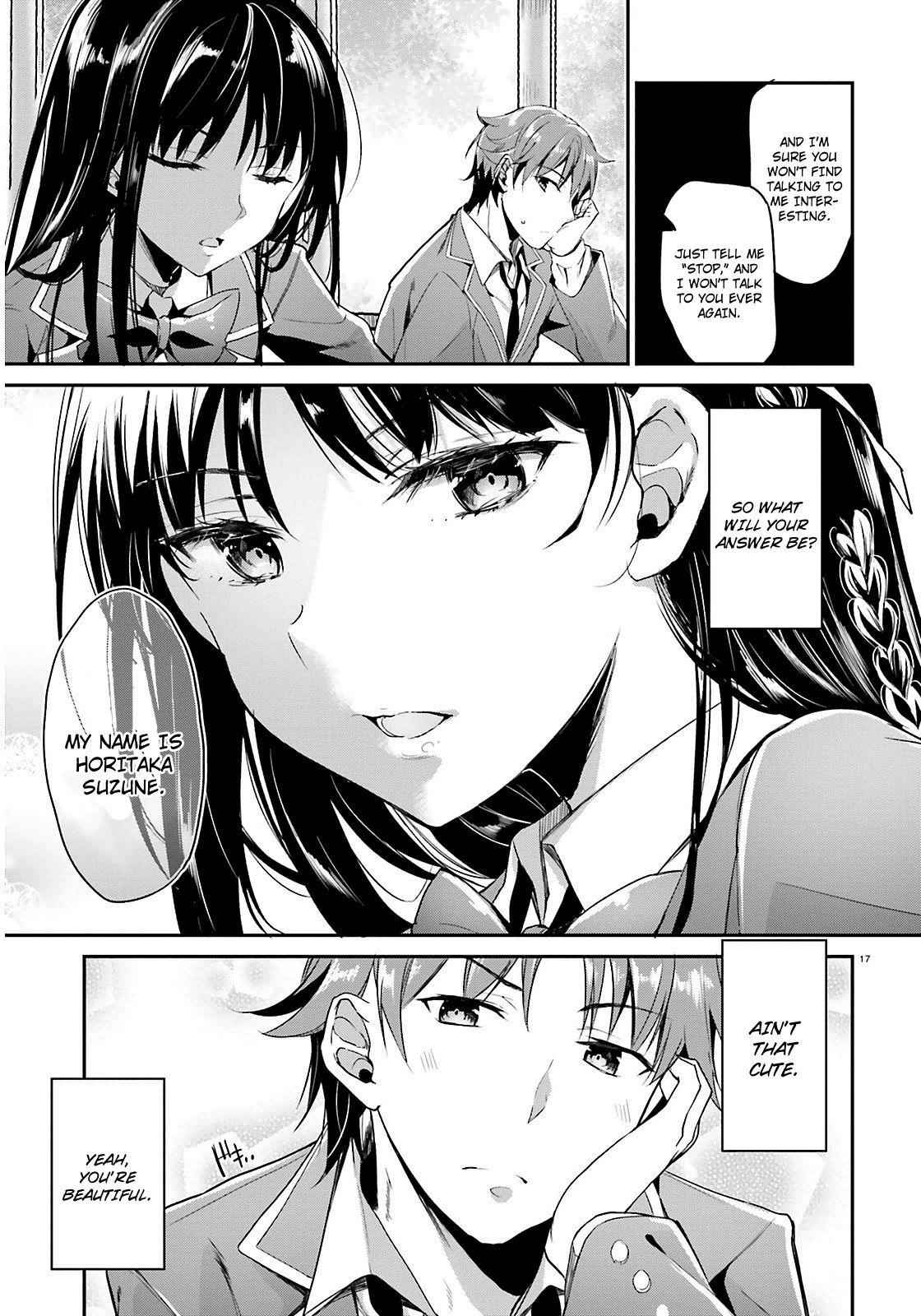 Youkoso Jitsuryoku Shijou Shugi no Kyoushitsu e Chapter 1 - Page 17