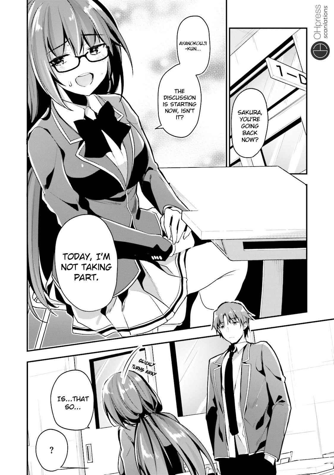 Youkoso Jitsuryoku Shijou Shugi no Kyoushitsu e Chapter 14 - Page 9