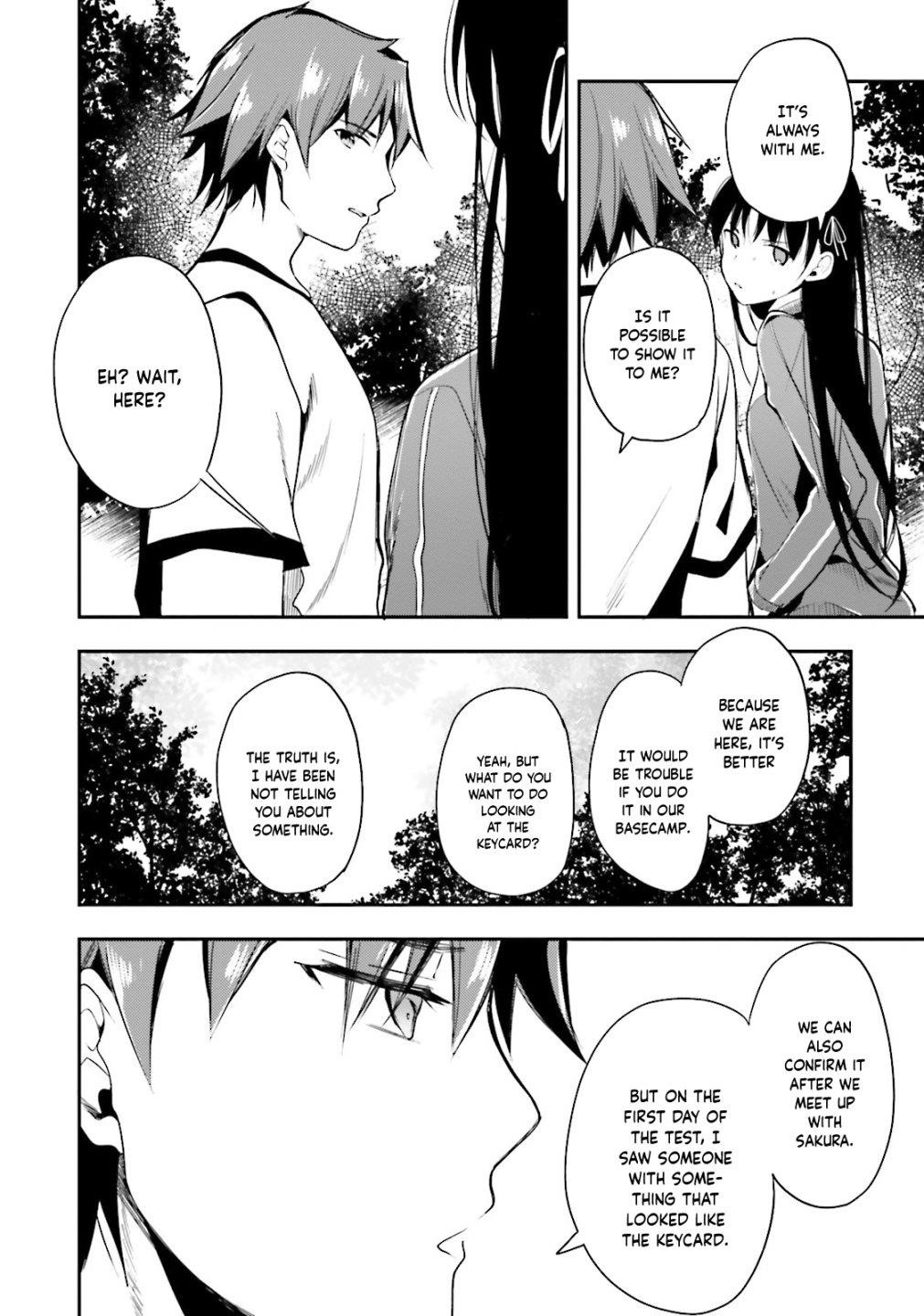 Youkoso Jitsuryoku Shijou Shugi no Kyoushitsu e Chapter 22 - Page 31