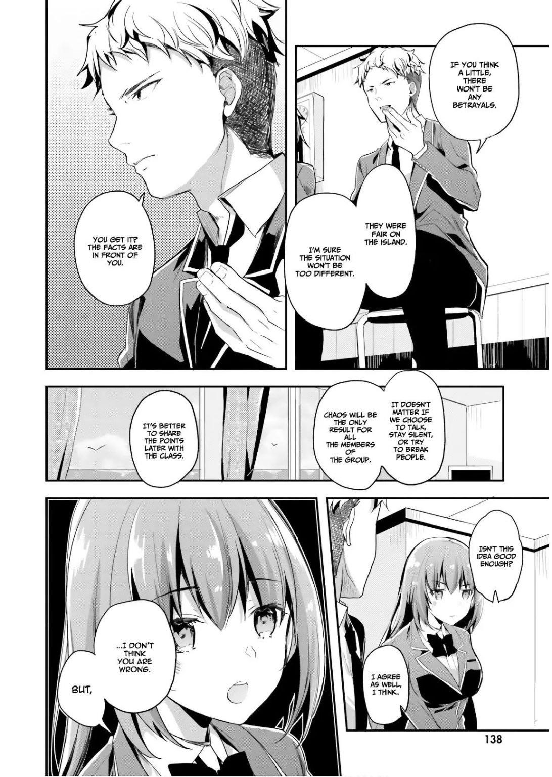 Youkoso Jitsuryoku Shijou Shugi no Kyoushitsu e Chapter 32 - Page 22