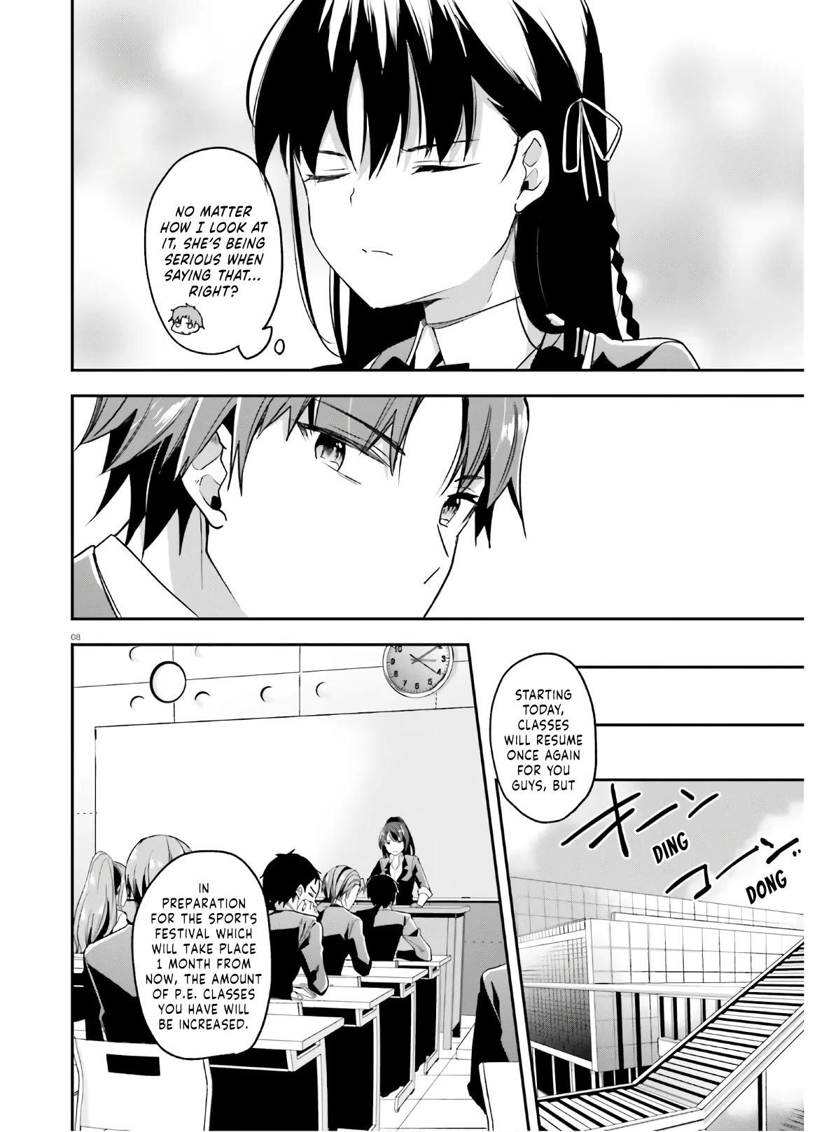 Youkoso Jitsuryoku Shijou Shugi no Kyoushitsu e Chapter 56 - Page 8