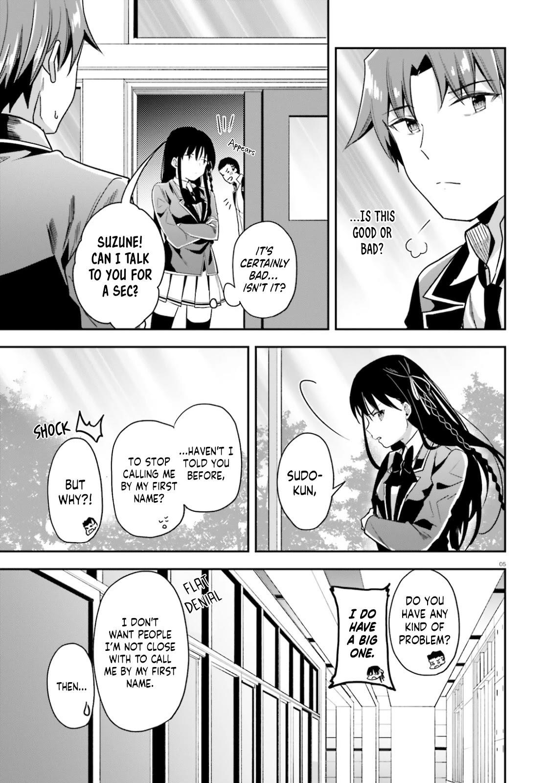 Youkoso Jitsuryoku Shijou Shugi no Kyoushitsu e Chapter 59 - Page 5