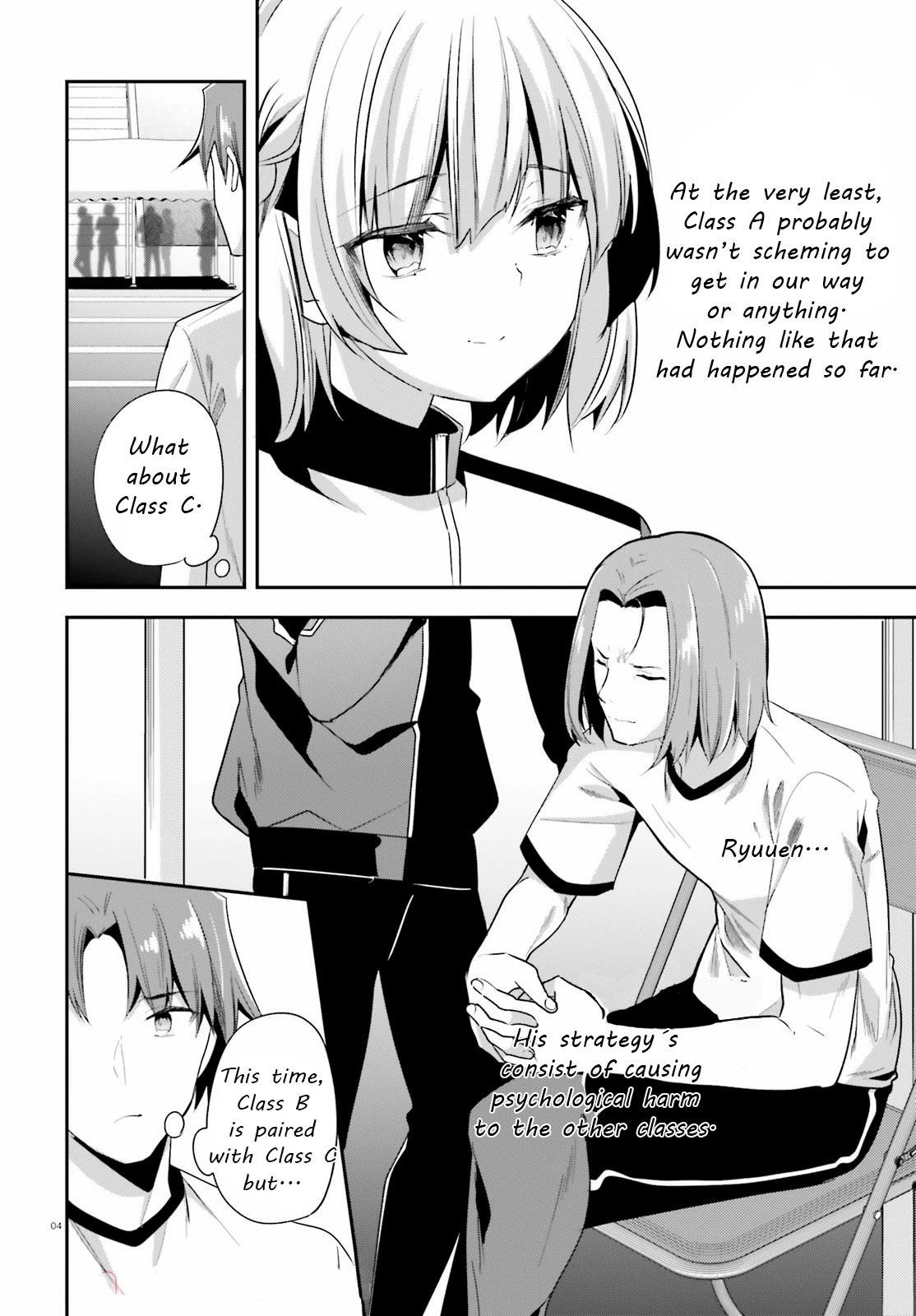 Youkoso Jitsuryoku Shijou Shugi no Kyoushitsu e Chapter 68 - Page 4