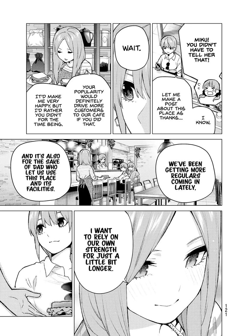 The Quintessential Quintuplets Chapter 121 - Page 7