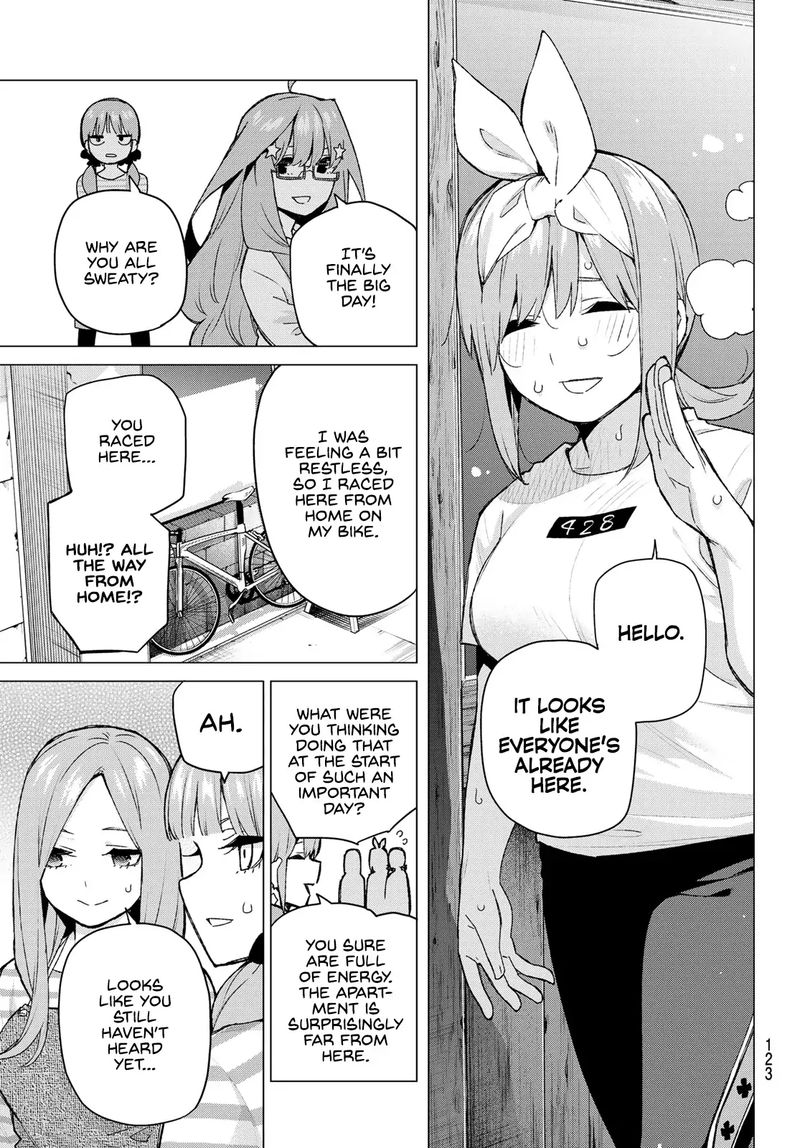 The Quintessential Quintuplets Chapter 121 - Page 9