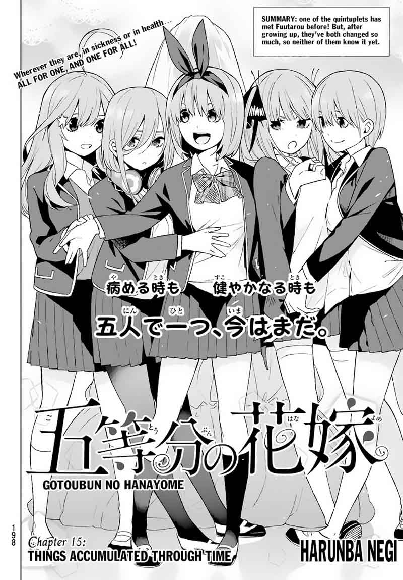 The Quintessential Quintuplets Chapter 15 - Page 3