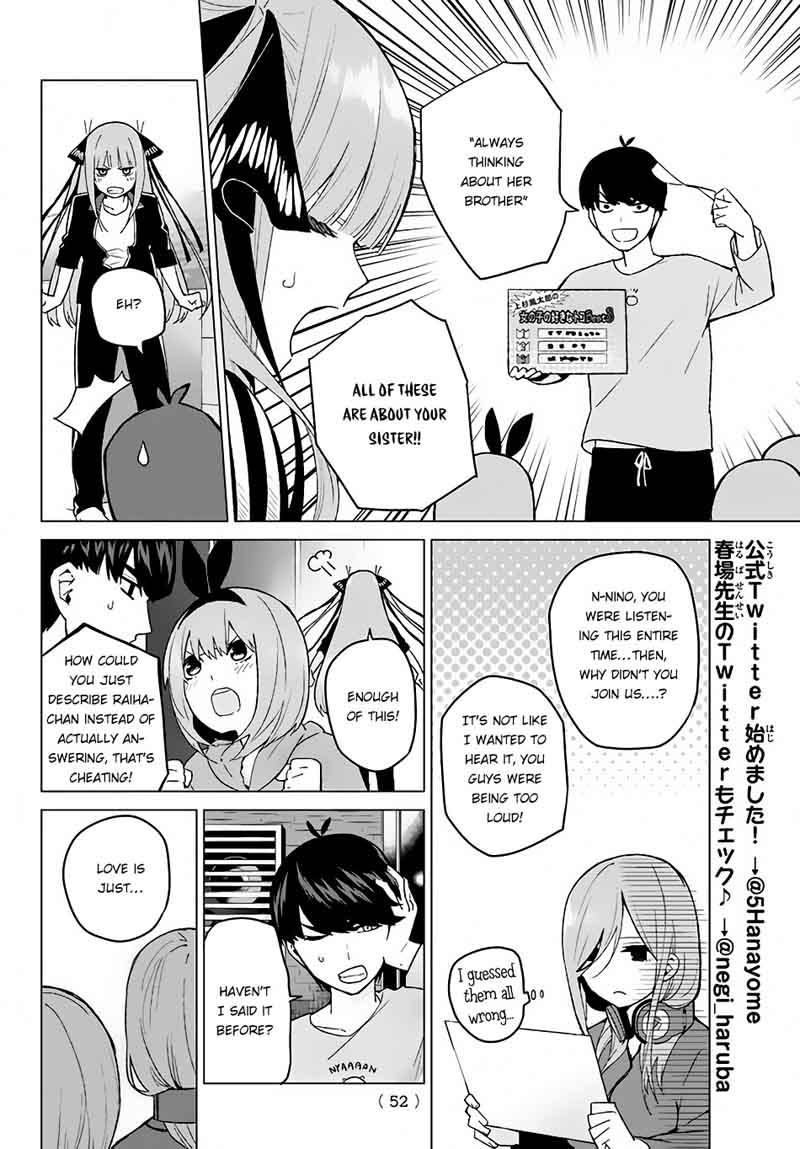 The Quintessential Quintuplets Chapter 17 - Page 7