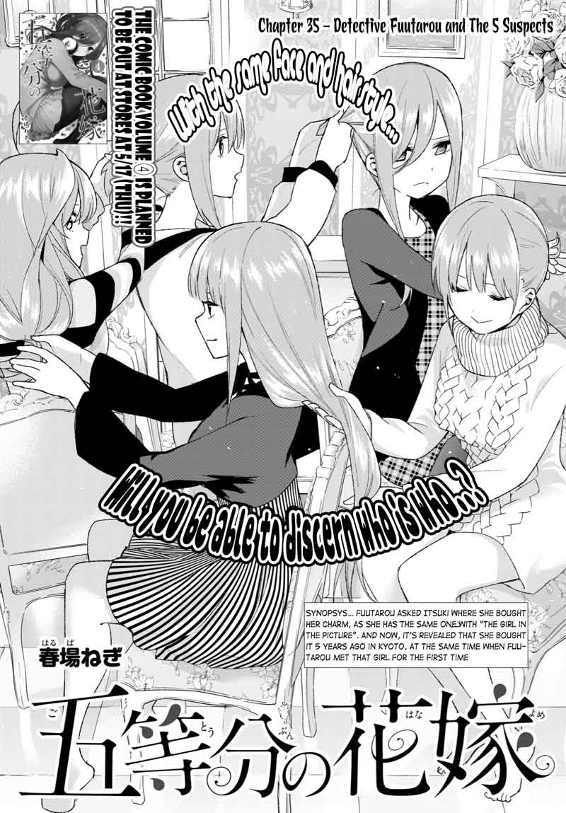 The Quintessential Quintuplets Chapter 35 - Page 2