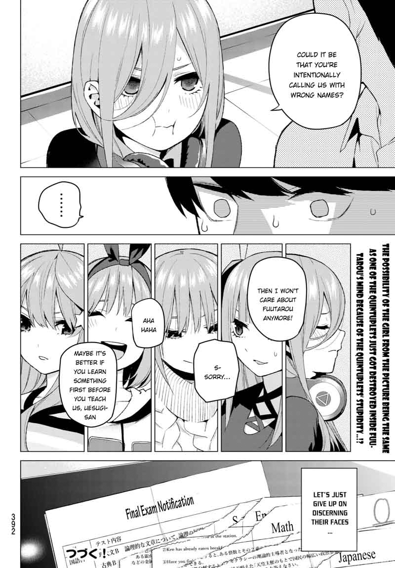 The Quintessential Quintuplets Chapter 35 - Page 21