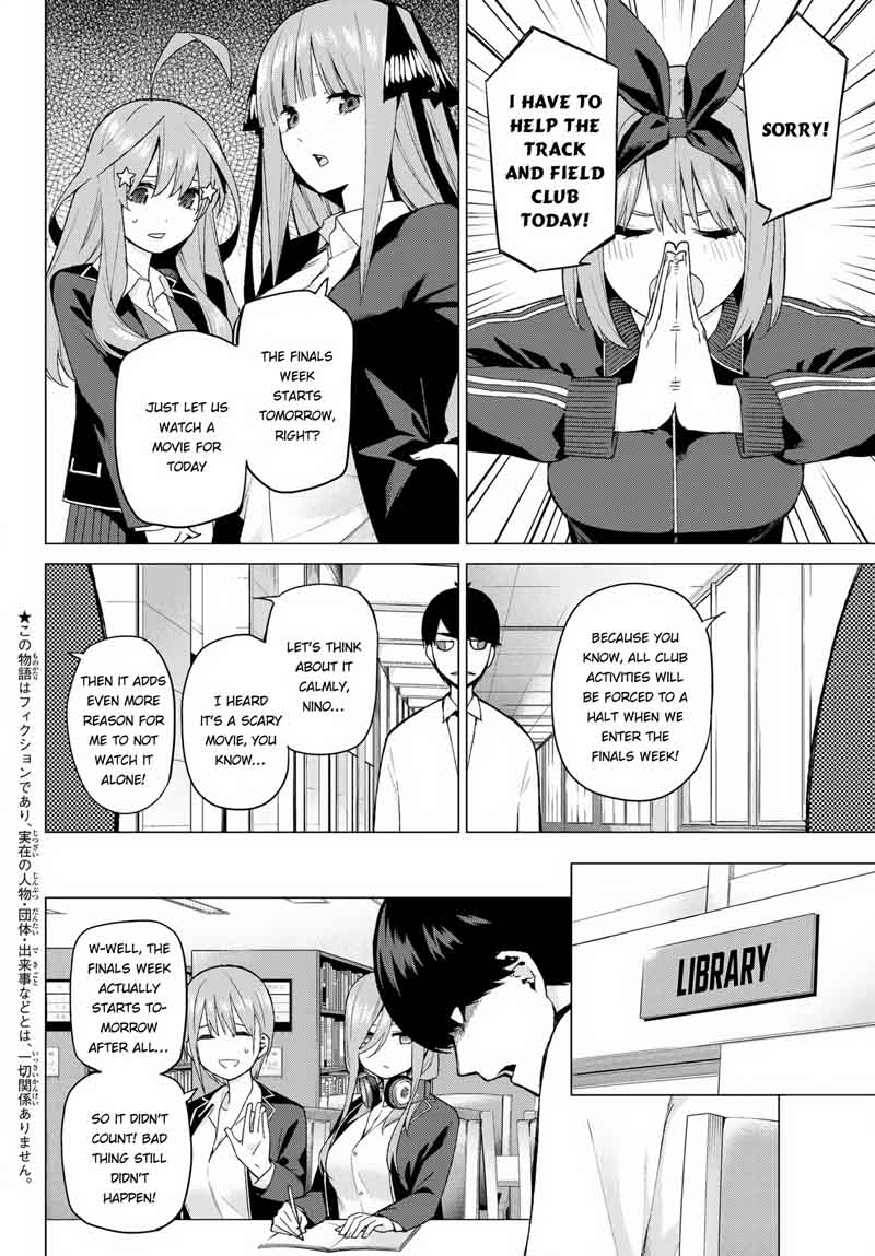 The Quintessential Quintuplets Chapter 38 - Page 3