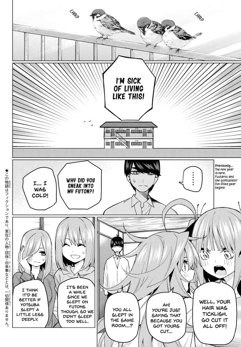 The Quintessential Quintuplets Chapter 52 - Page 2