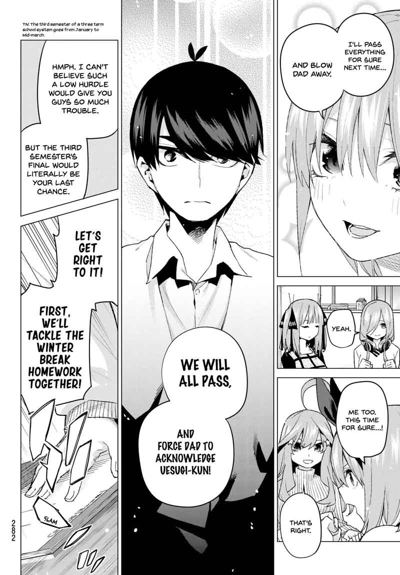 The Quintessential Quintuplets Chapter 52 - Page 6