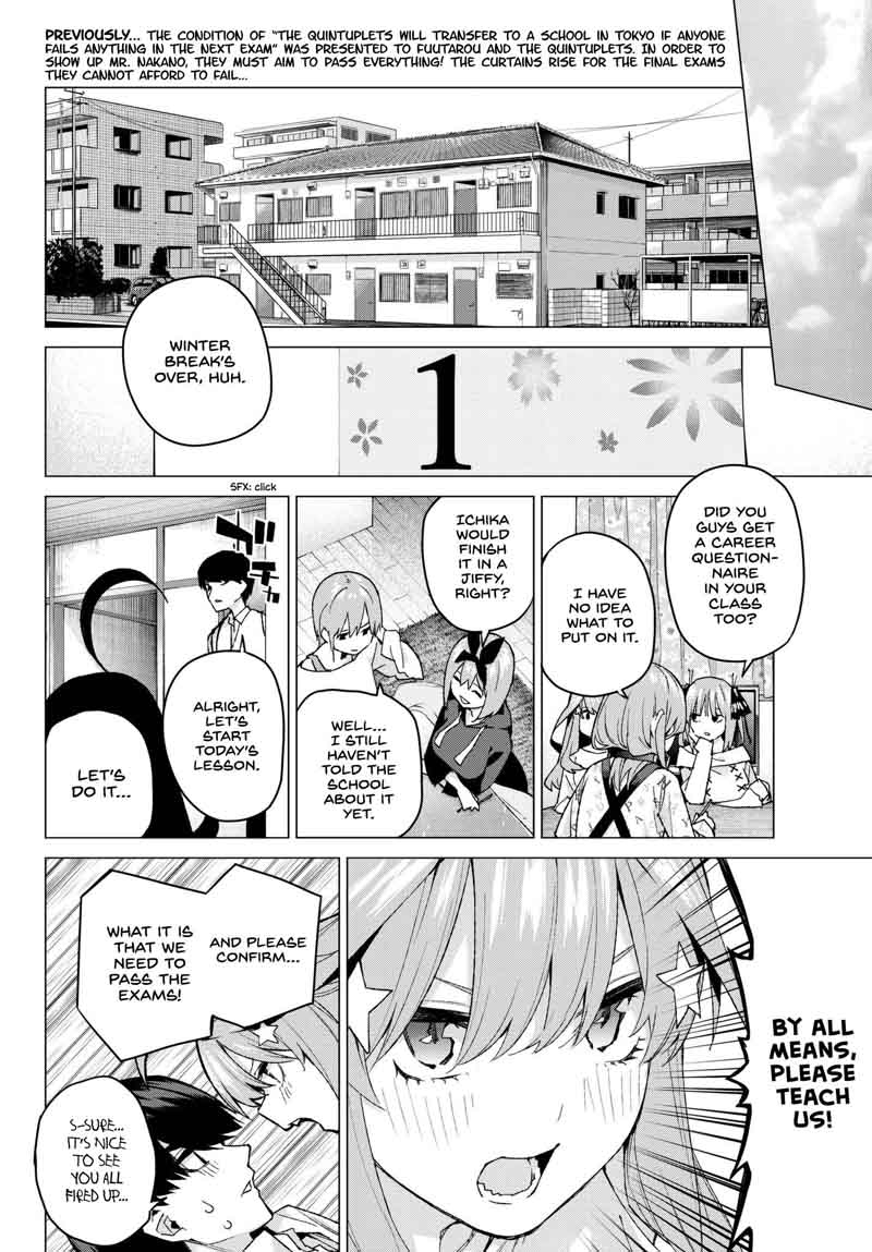 The Quintessential Quintuplets Chapter 55 - Page 2