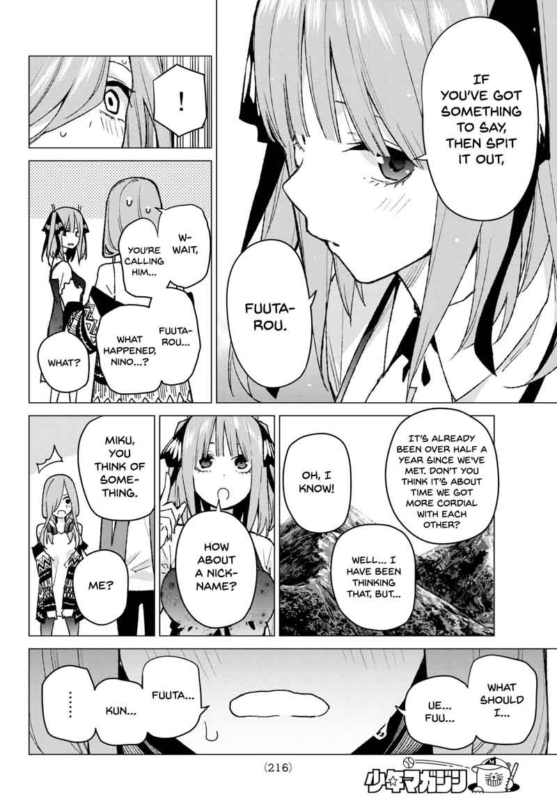 The Quintessential Quintuplets Chapter 62 - Page 4