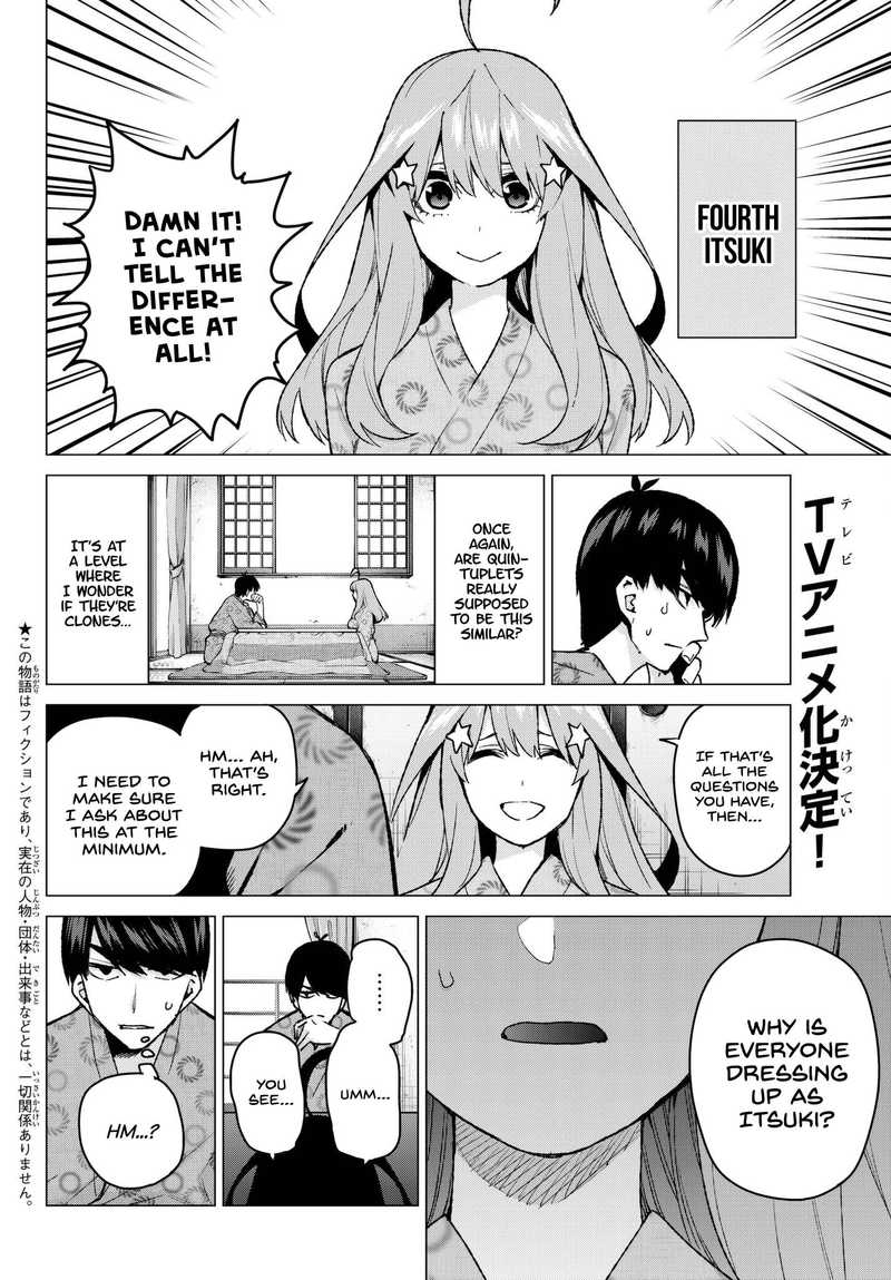 The Quintessential Quintuplets Chapter 64 - Page 2