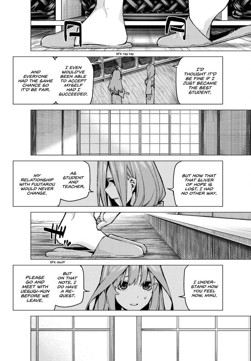 The Quintessential Quintuplets Chapter 67 - Page 4