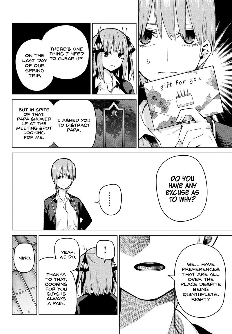 The Quintessential Quintuplets Chapter 75 - Page 9