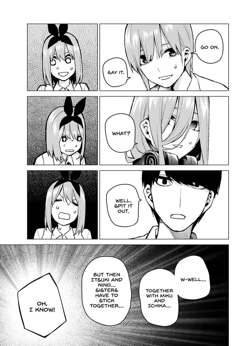 The Quintessential Quintuplets Chapter 78 - Page 11