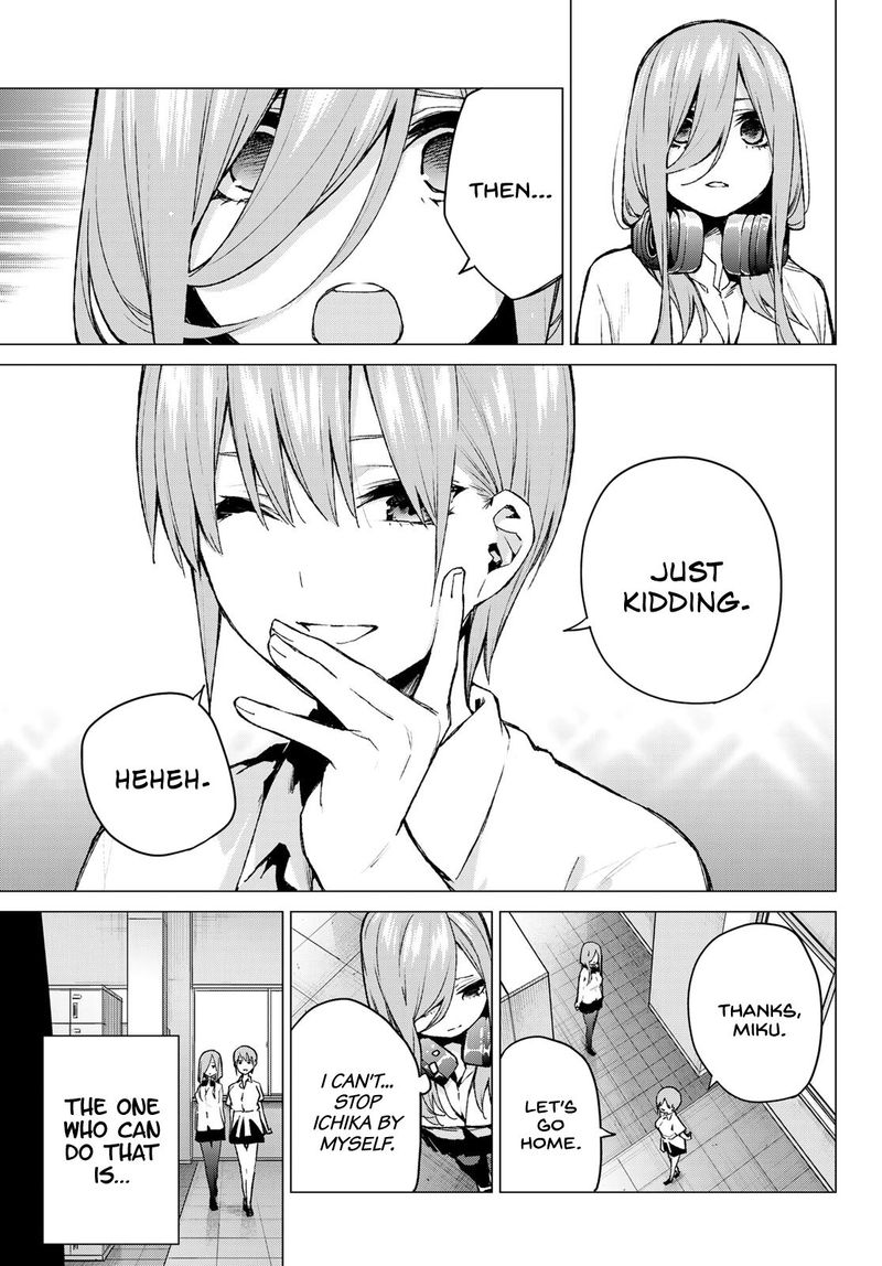 The Quintessential Quintuplets Chapter 94 - Page 13