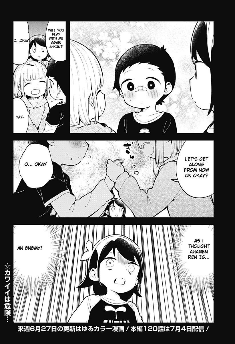 Aharen-San Wa Hakarenai Chapter 119 - Page 17