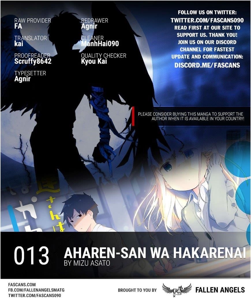 Aharen-San Wa Hakarenai Chapter 13 - Page 1