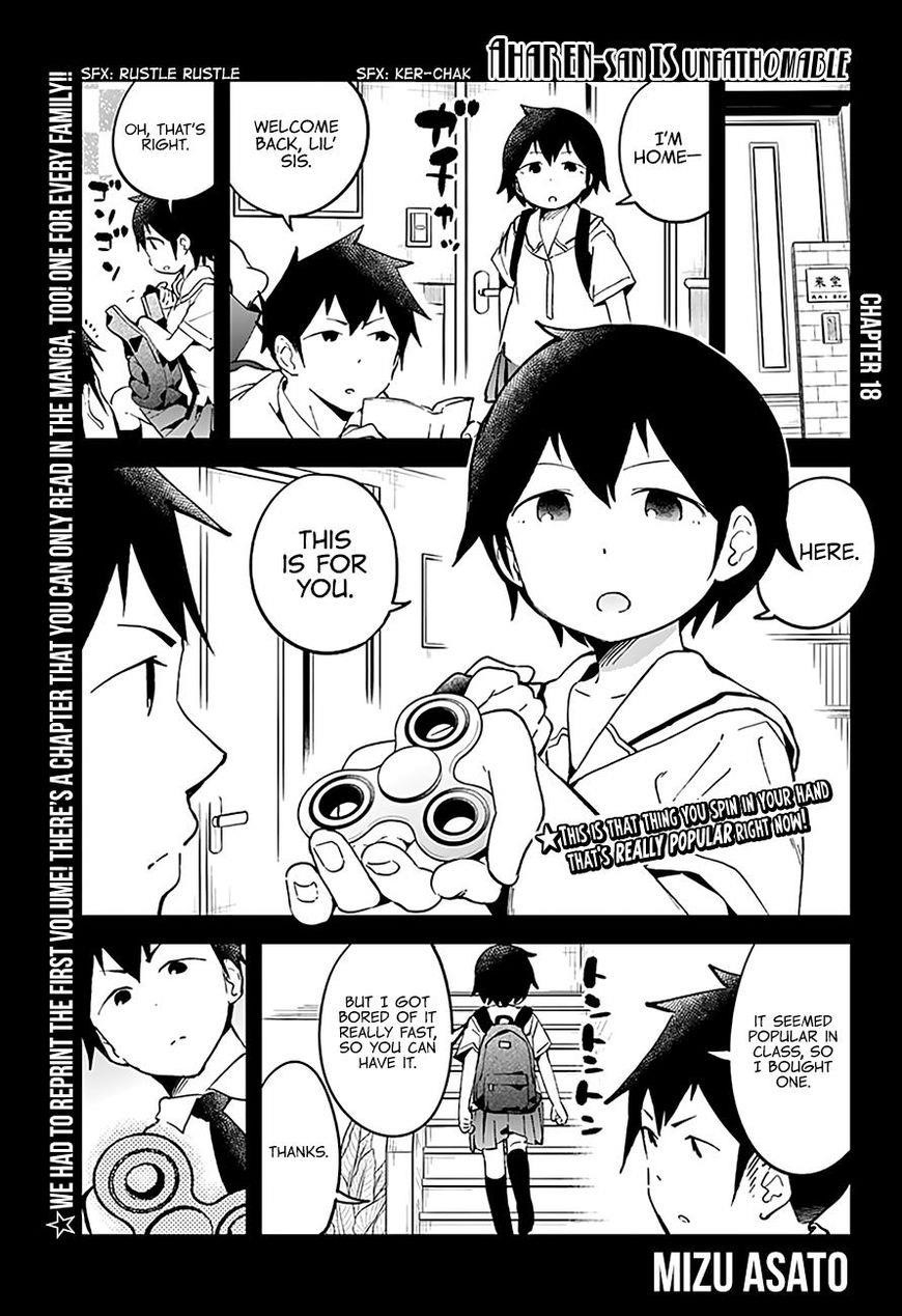 Aharen-San Wa Hakarenai Chapter 18 - Page 3