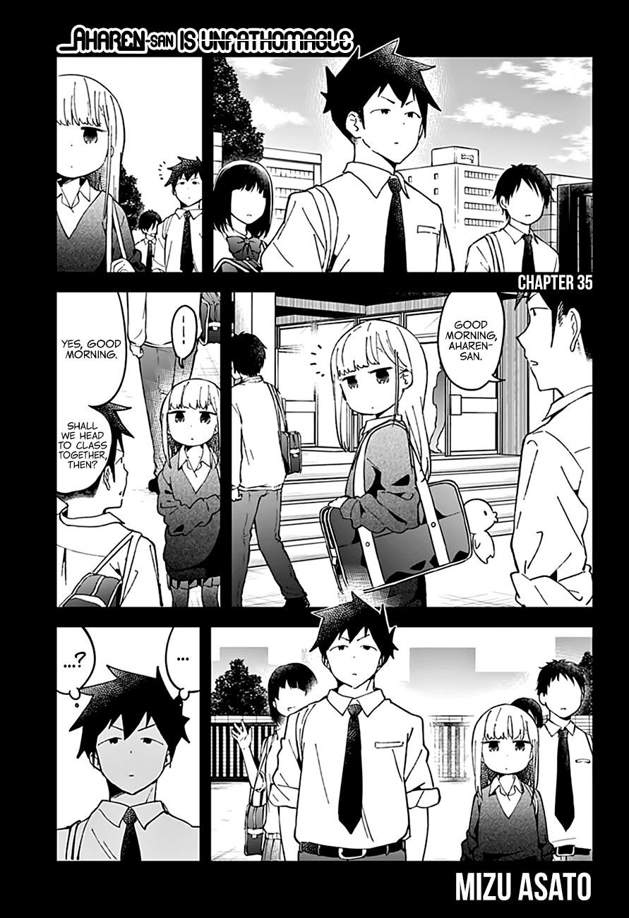 Aharen-San Wa Hakarenai Chapter 35 - Page 2