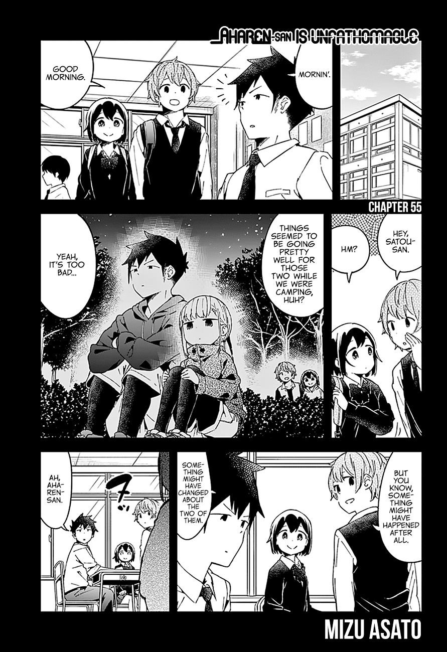 Aharen-San Wa Hakarenai Chapter 55 - Page 2