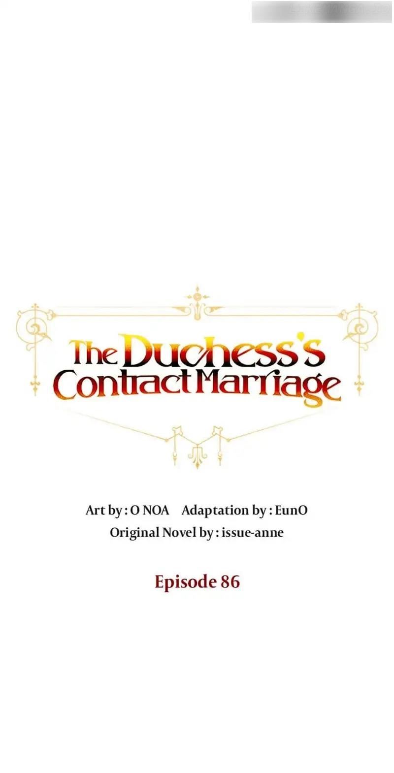 The Duke of Ashleyan’s Contractual Marriage Chapter 86 - Page 1