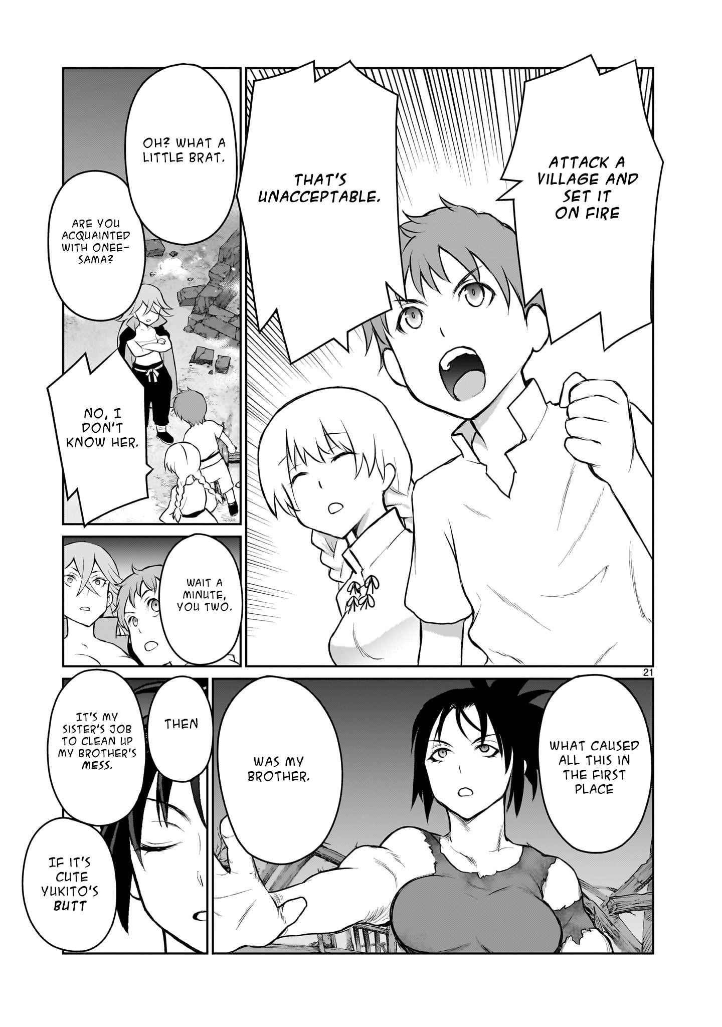 Onee-chan Activities in a Godless World Chapter 3 - Page 21