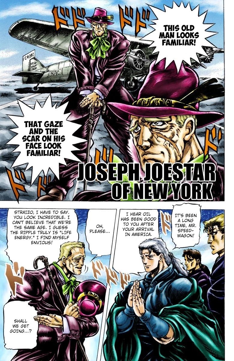 JoJo’s Bizarre Adventure Part 2 – Battle Tendency (Colored) Chapter 1 - Page 1