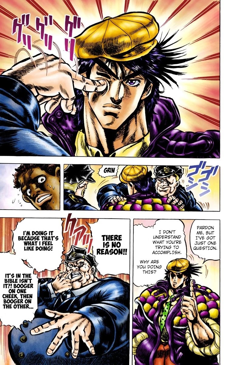 JoJo’s Bizarre Adventure Part 2 – Battle Tendency (Colored) Chapter 1 - Page 10