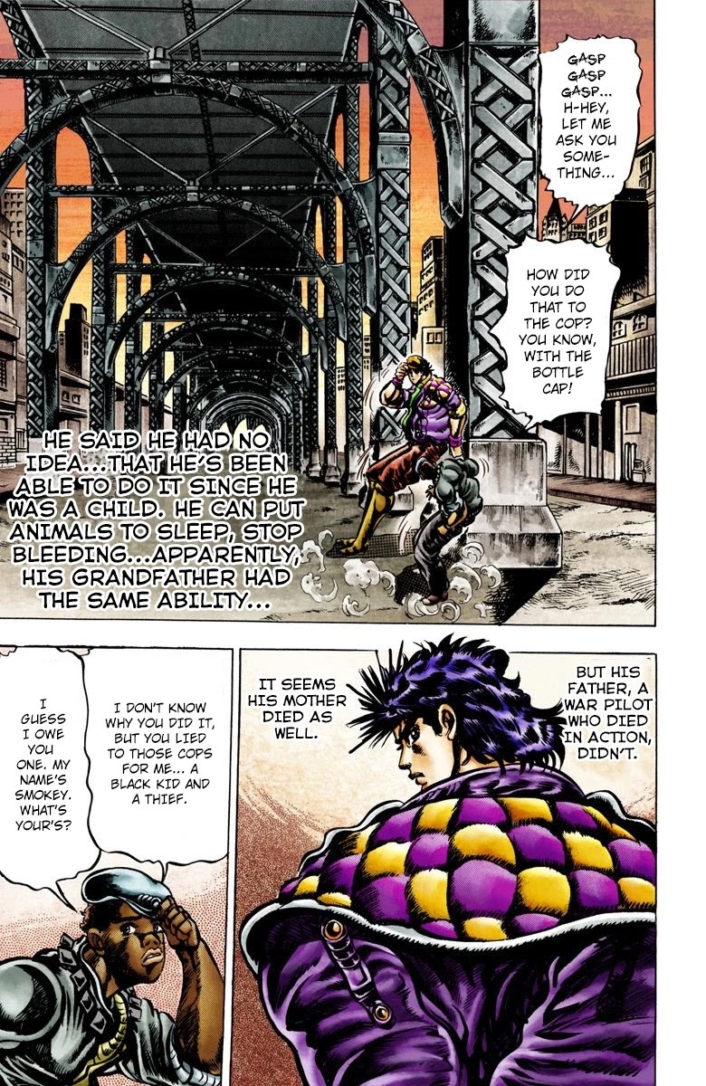 JoJo’s Bizarre Adventure Part 2 – Battle Tendency (Colored) Chapter 1 - Page 16