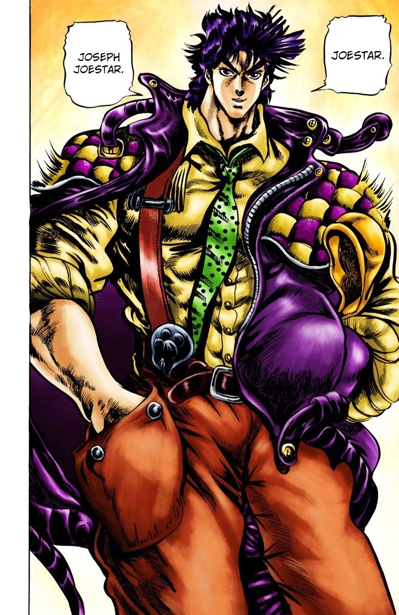 JoJo’s Bizarre Adventure Part 2 – Battle Tendency (Colored) Chapter 1 - Page 17