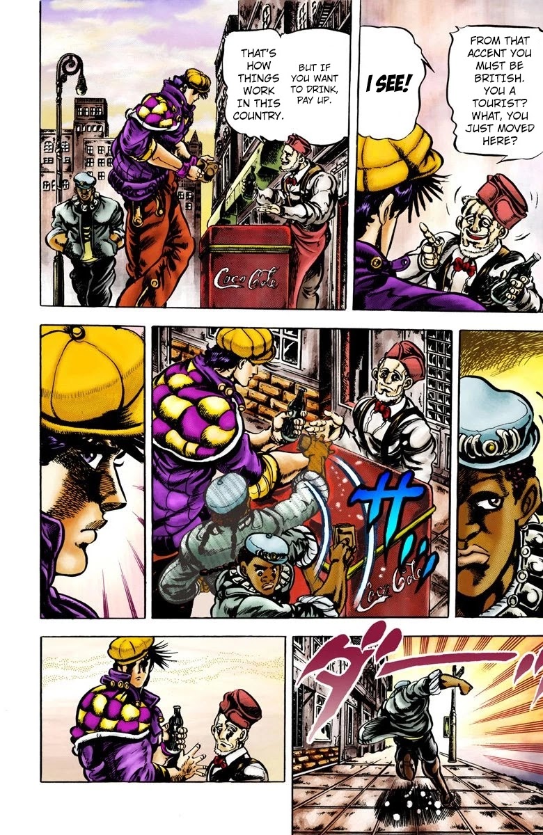 JoJo’s Bizarre Adventure Part 2 – Battle Tendency (Colored) Chapter 1 - Page 5