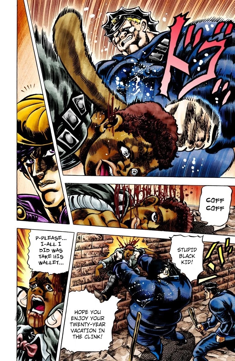 JoJo’s Bizarre Adventure Part 2 – Battle Tendency (Colored) Chapter 1 - Page 7