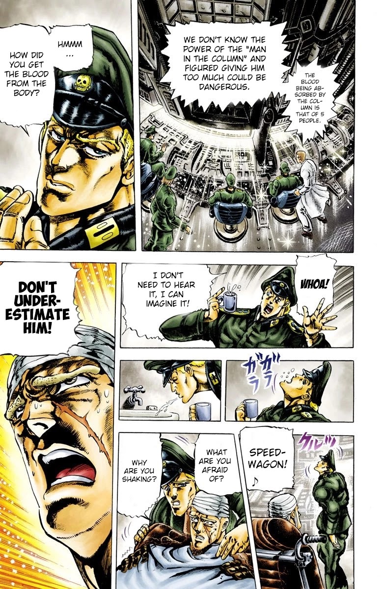 JoJo’s Bizarre Adventure Part 2 – Battle Tendency (Colored) Chapter 10 - Page 1