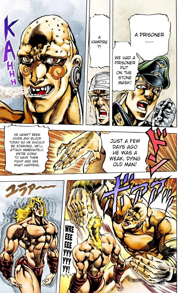 JoJo’s Bizarre Adventure Part 2 – Battle Tendency (Colored) Chapter 10 - Page 11