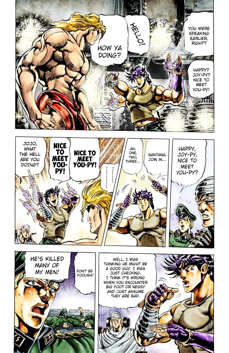 JoJo’s Bizarre Adventure Part 2 – Battle Tendency (Colored) Chapter 14 - Page 4