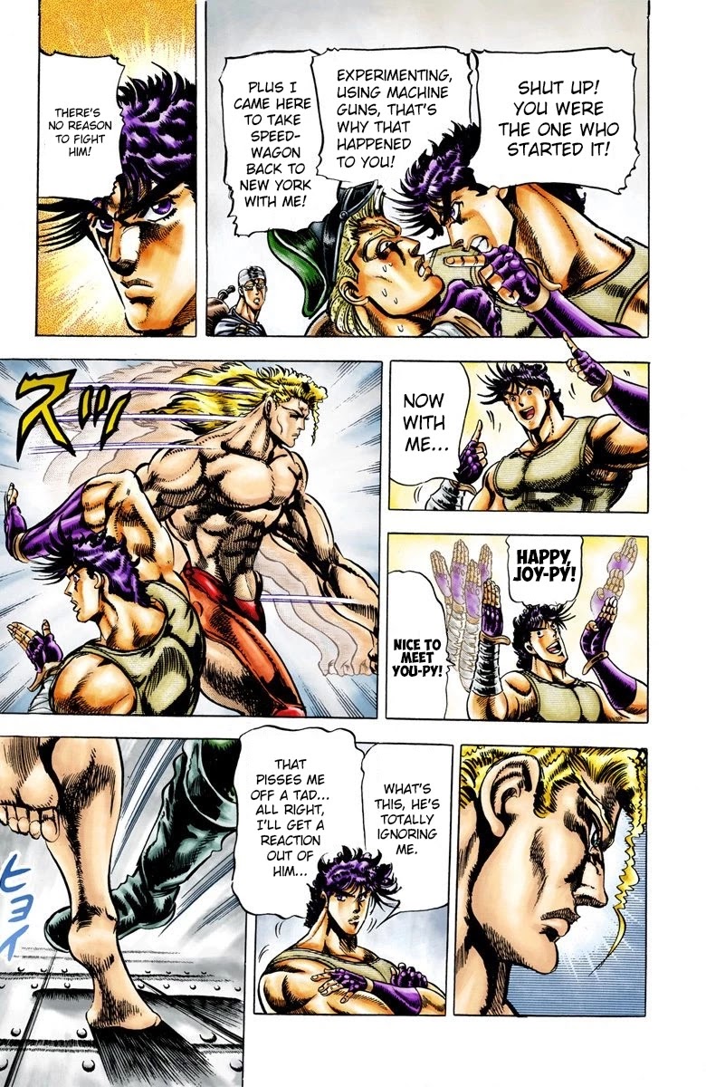 JoJo’s Bizarre Adventure Part 2 – Battle Tendency (Colored) Chapter 14 - Page 5