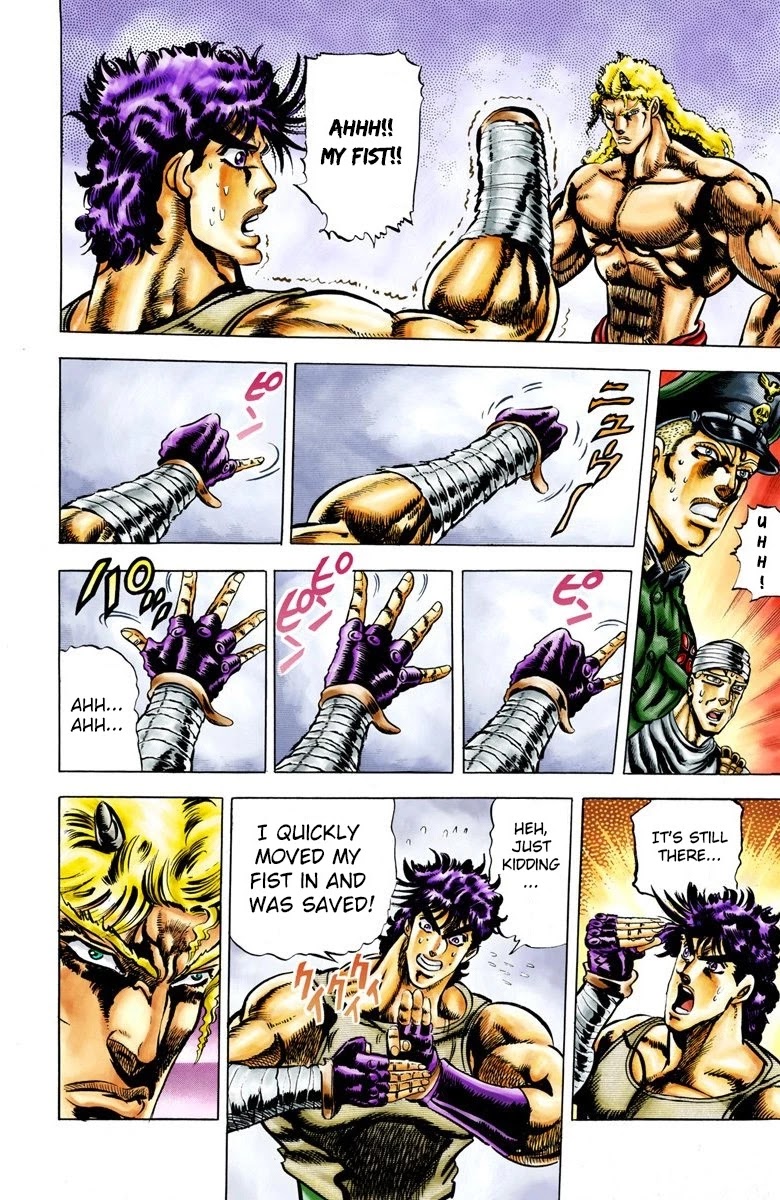 JoJo’s Bizarre Adventure Part 2 – Battle Tendency (Colored) Chapter 15 - Page 3