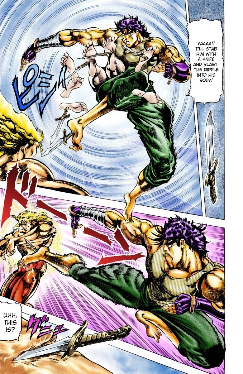 JoJo’s Bizarre Adventure Part 2 – Battle Tendency (Colored) Chapter 15 - Page 8