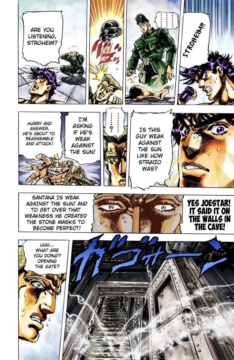 JoJo’s Bizarre Adventure Part 2 – Battle Tendency (Colored) Chapter 16 - Page 4