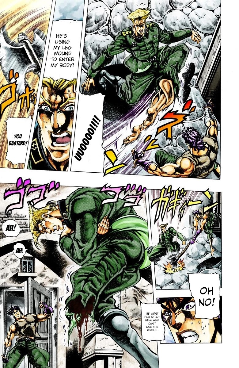 JoJo’s Bizarre Adventure Part 2 – Battle Tendency (Colored) Chapter 17 - Page 3