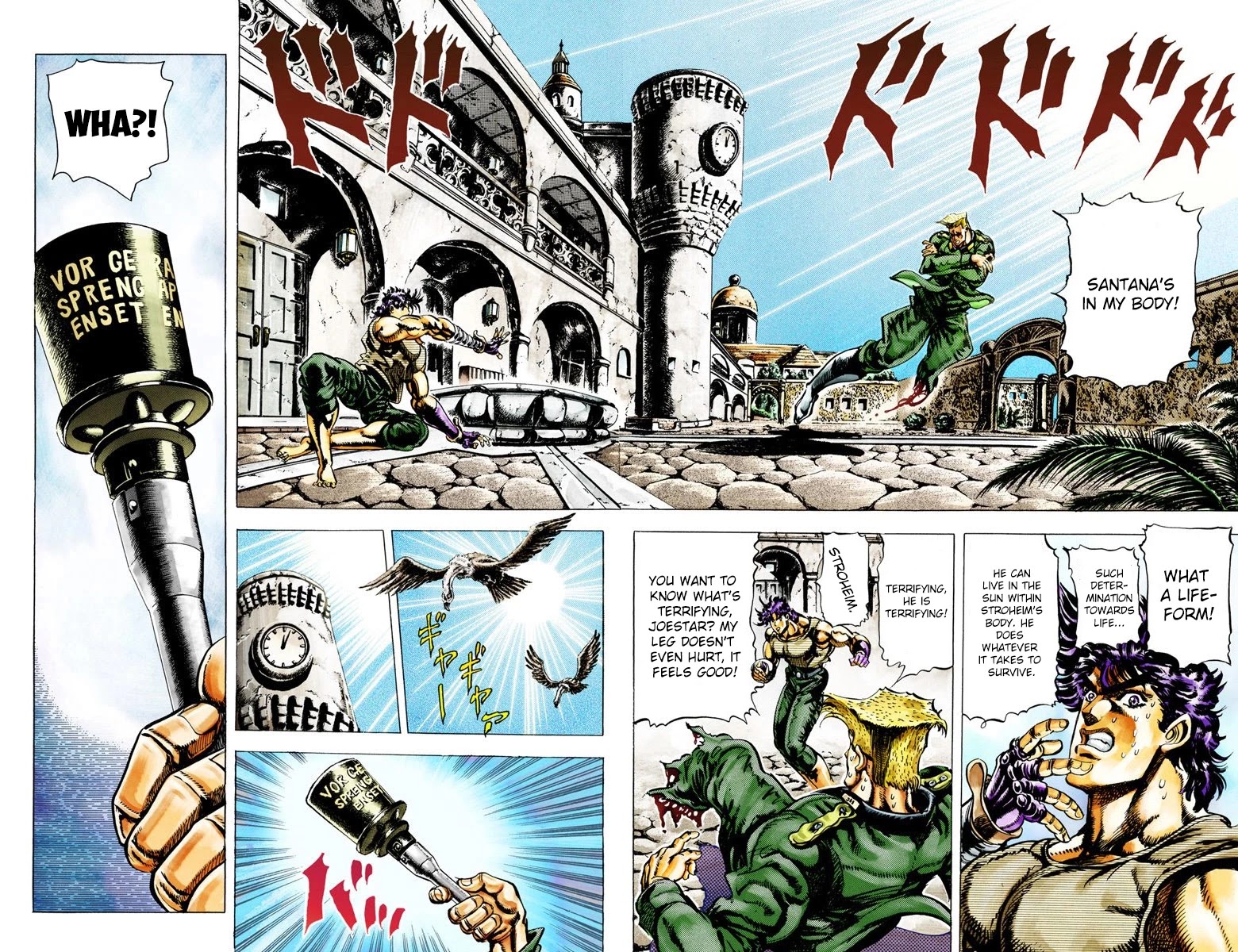 JoJo’s Bizarre Adventure Part 2 – Battle Tendency (Colored) Chapter 17 - Page 4